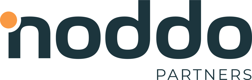 Logo Principal Azul de Noddo Partners (Logo del sitio)